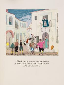 Cervantes. Don Quixote. Ilustr. por Lemarié