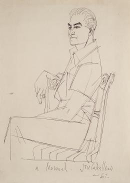 José Caballero. Retrato de Manuel (1962)