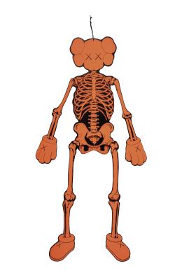 KAWS. Companion skeleton