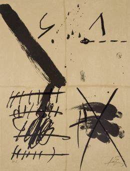 Antoni Tàpies. Grafitti noirs
