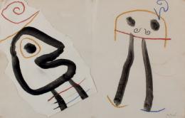 Joan Miró. Dibujo para Ubú rey