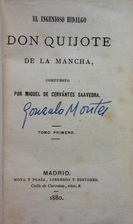 Cervantes. Don Quijote de la Mancha. 2 vols.