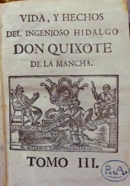Don Quijote de la Mancha. 3 vols.