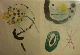Miró. Pareja de litografías