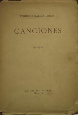 García Lorca. Canciones
