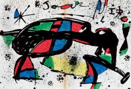 Joan Miró. Pareja de litografías