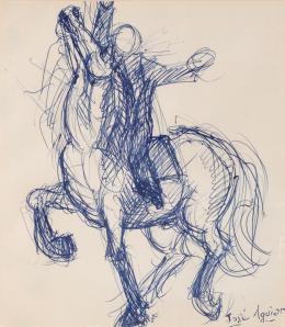 José Aguiar. Hombre a caballo (1968)