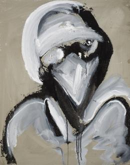 Wolf Vostell. Hombre pájaro (1987)