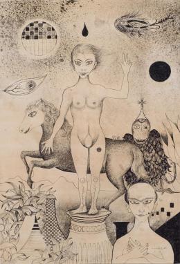 Antoni Tàpies. Dibujo para la Historia Natural
