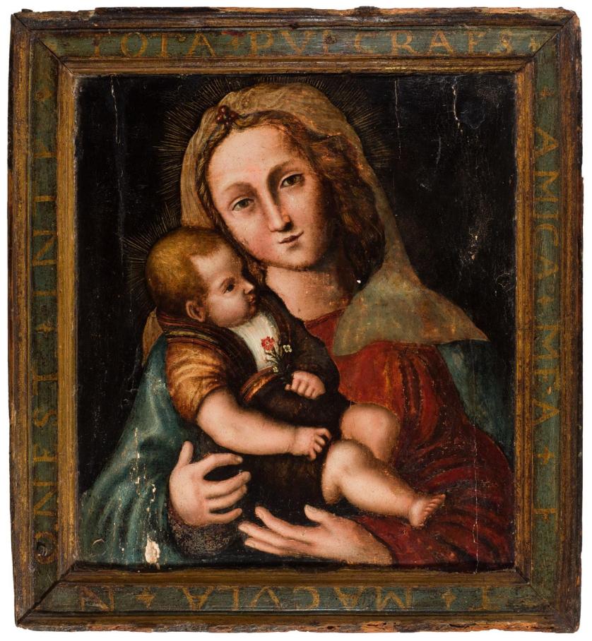 Escuela Europea S. XVI. Virgen con Niño