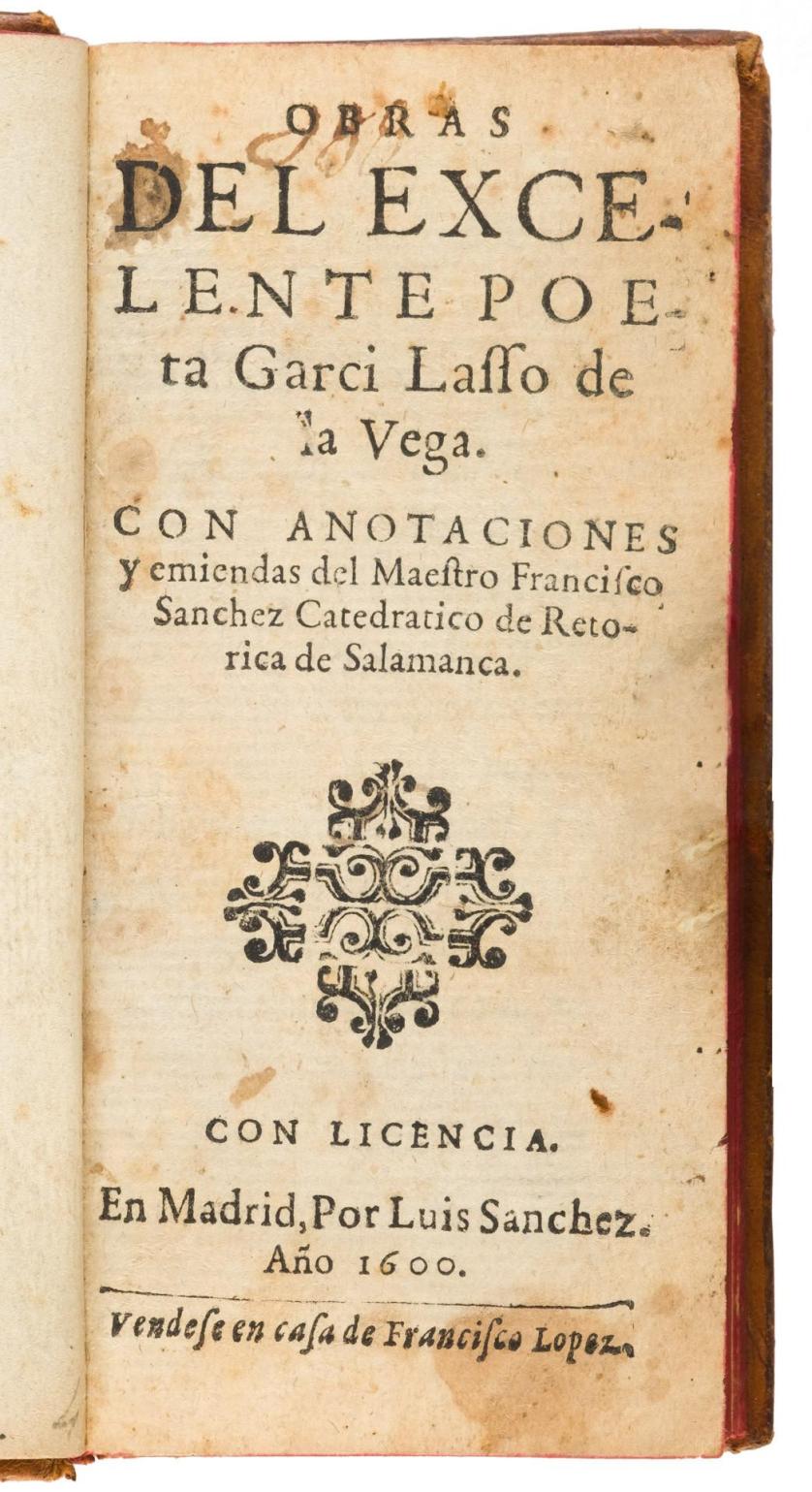 Obras del excelente poeta Garci Lasso de la Vega