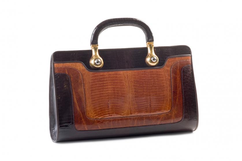 A snake leather by Loewe. circa 1960