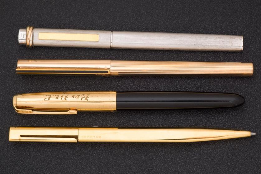 Four writing instruments