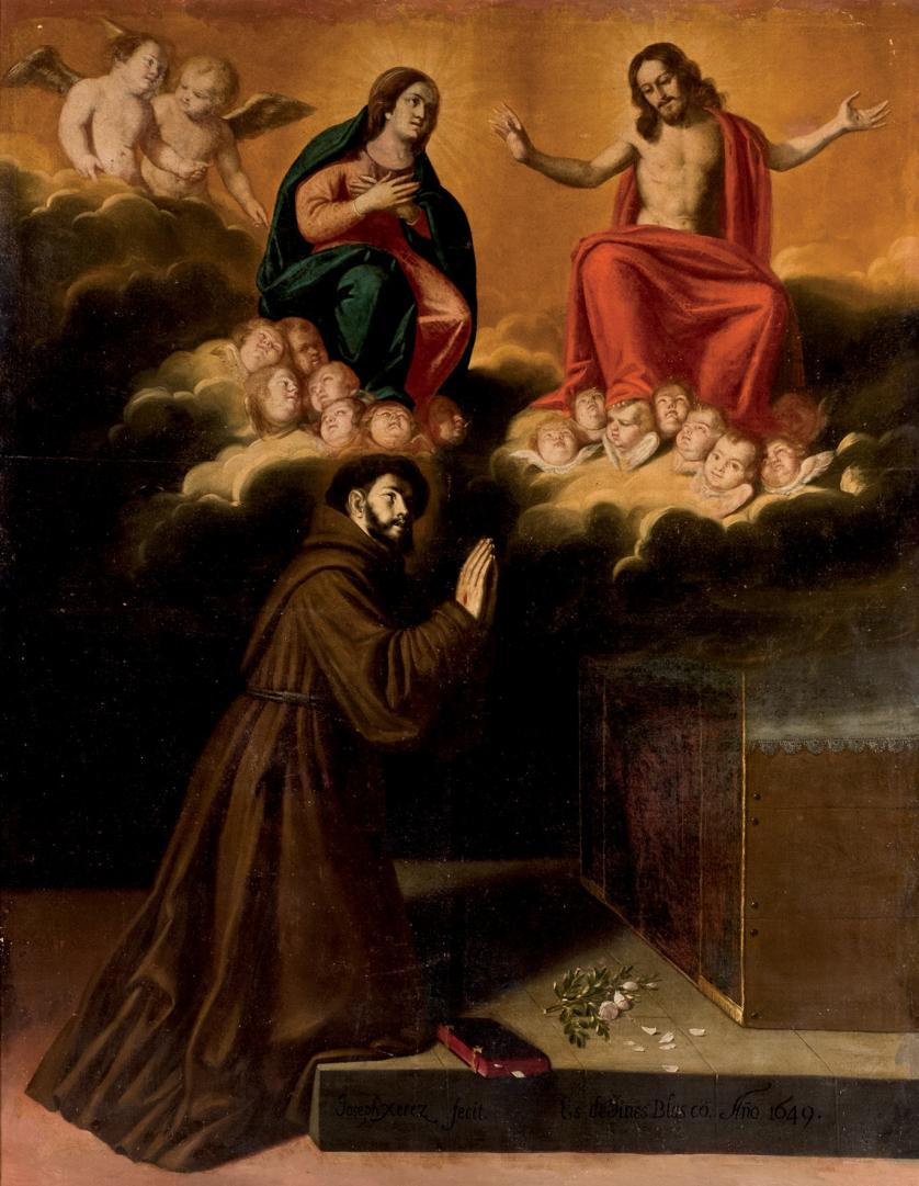 Joseph Xerez. saint francis praying