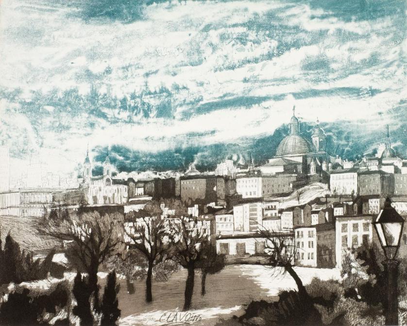 Madrid in the etchings by Javier Clavo