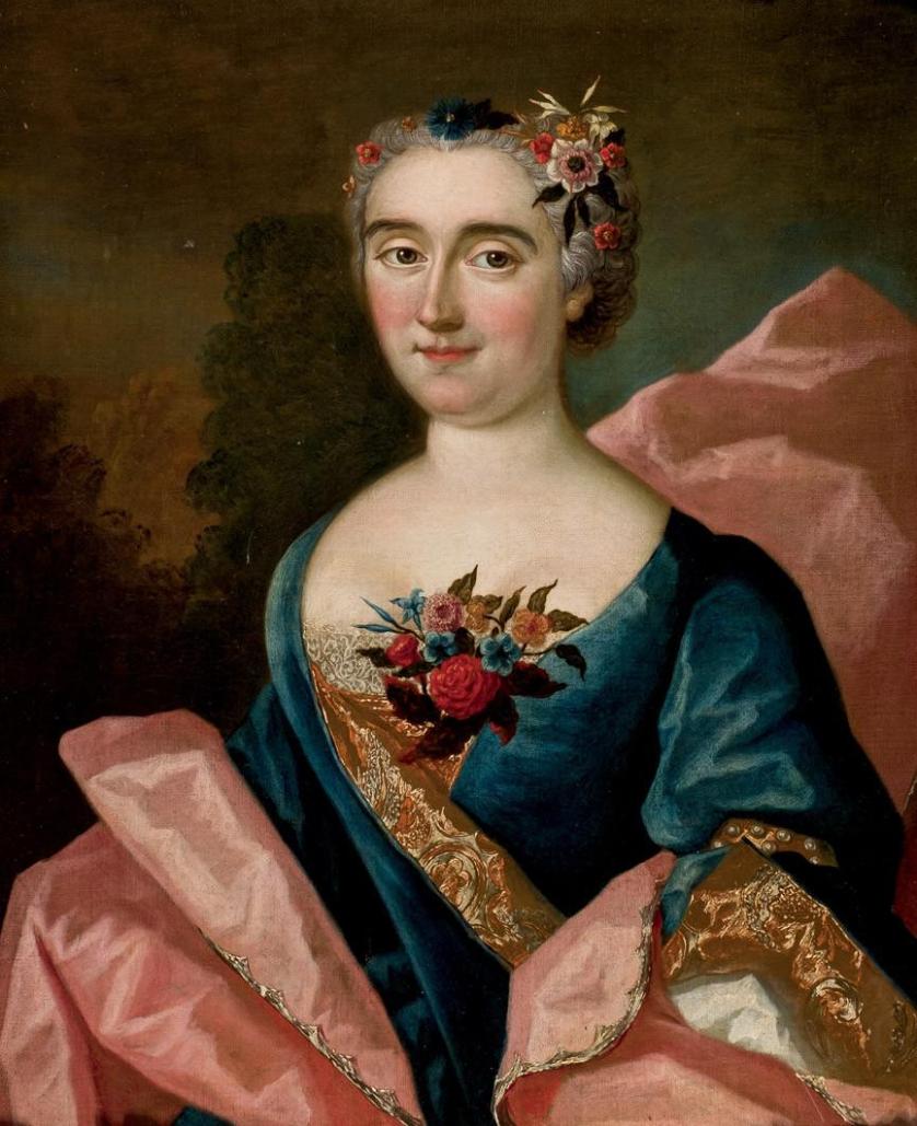 18th C. French School. Noble lady portrait