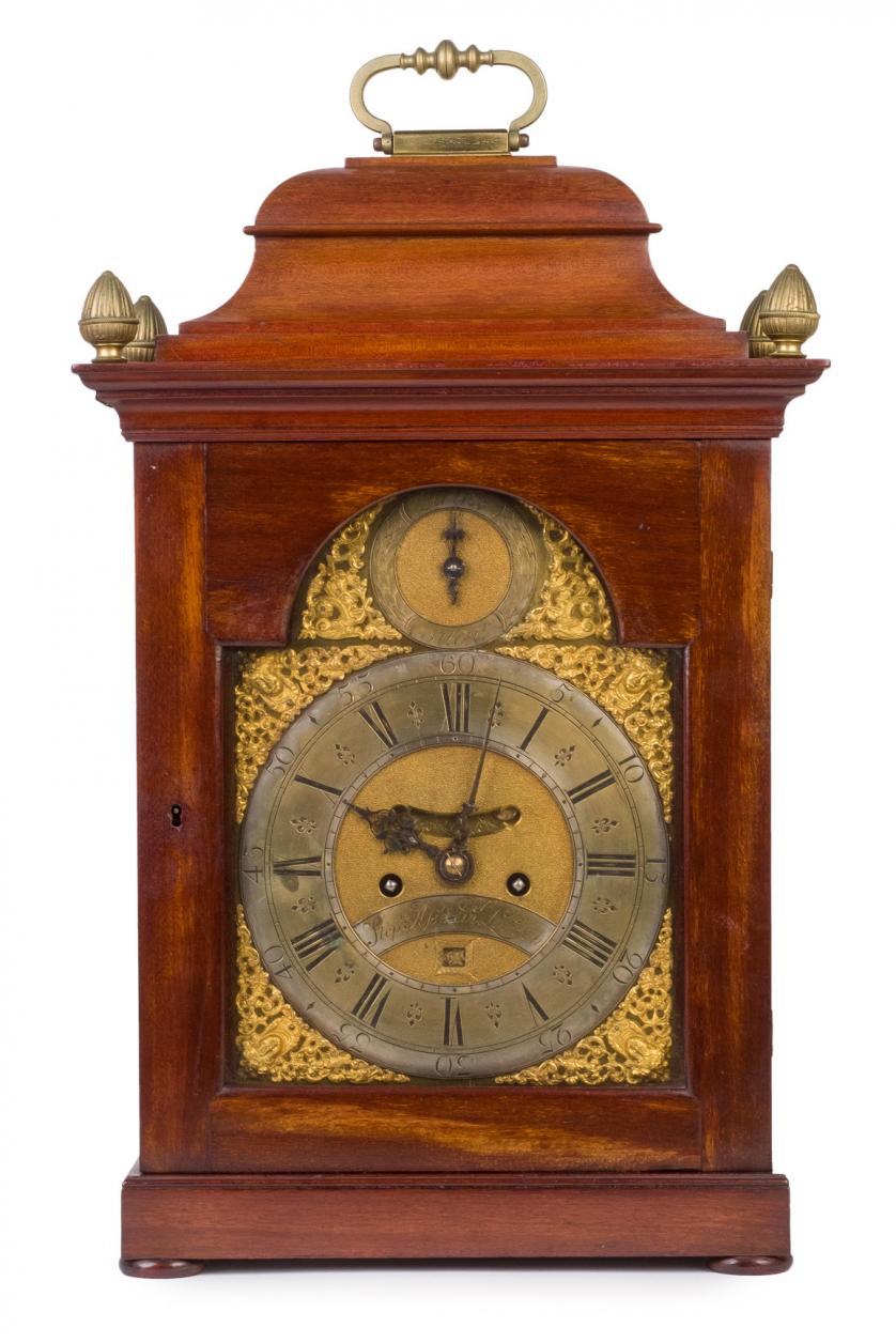 Reloj bracket inglés S. XVIII Stephen Asselin