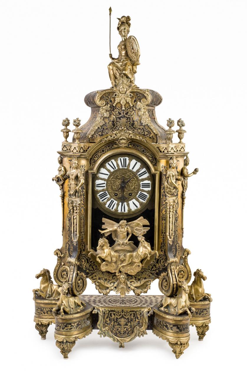 Reloj Boulle siguiendo a Lescure. Circa 1890