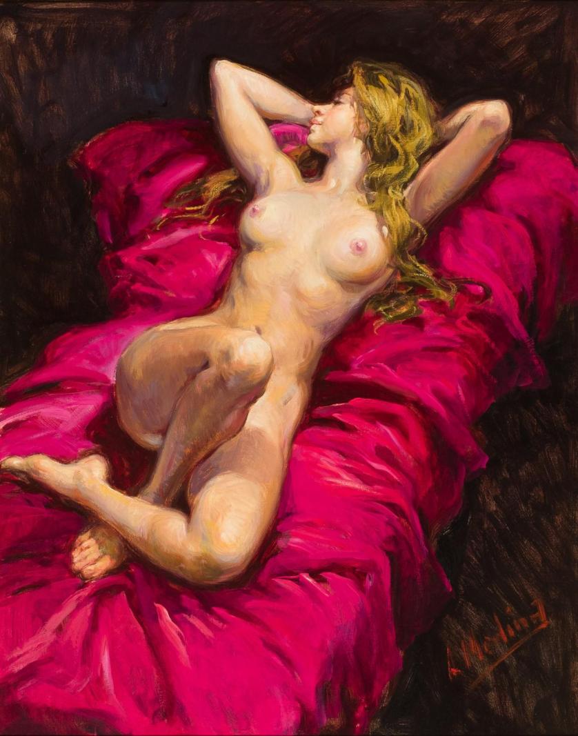 Antonio Medina Serrano. Desnudo femenino