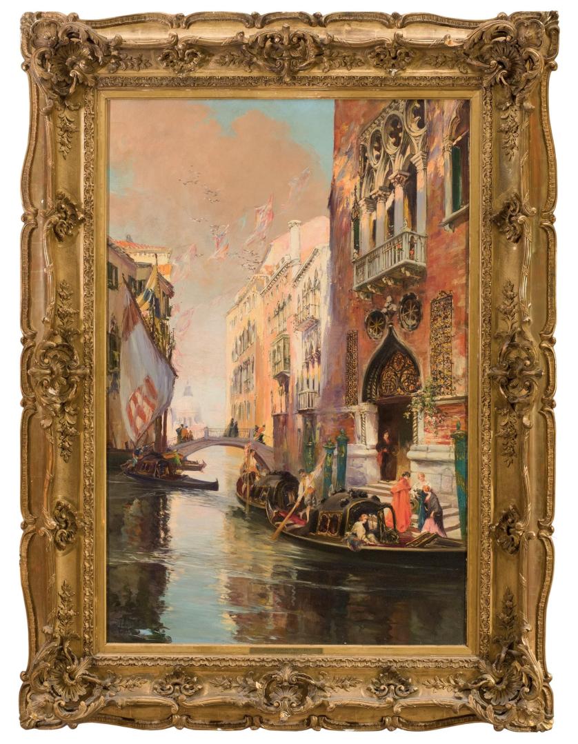 Joaquín Agrasot. Canal de Venecia (1904)