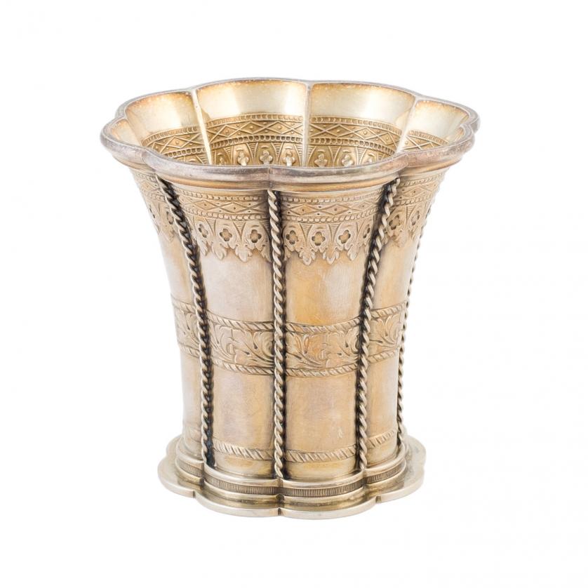 A Danish silver cup by Edv. Andersen. 20th C