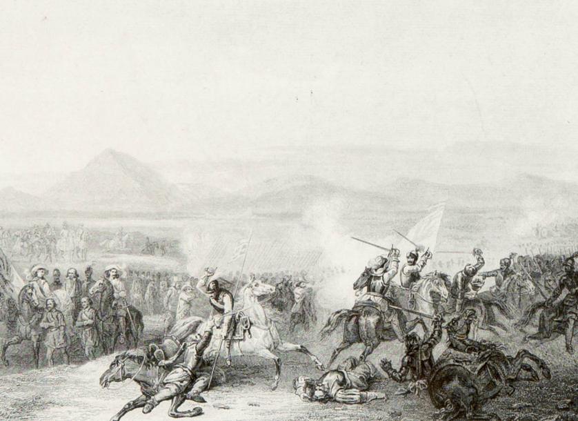 Escuela Francesa S. XIX. Batalla de Lérida