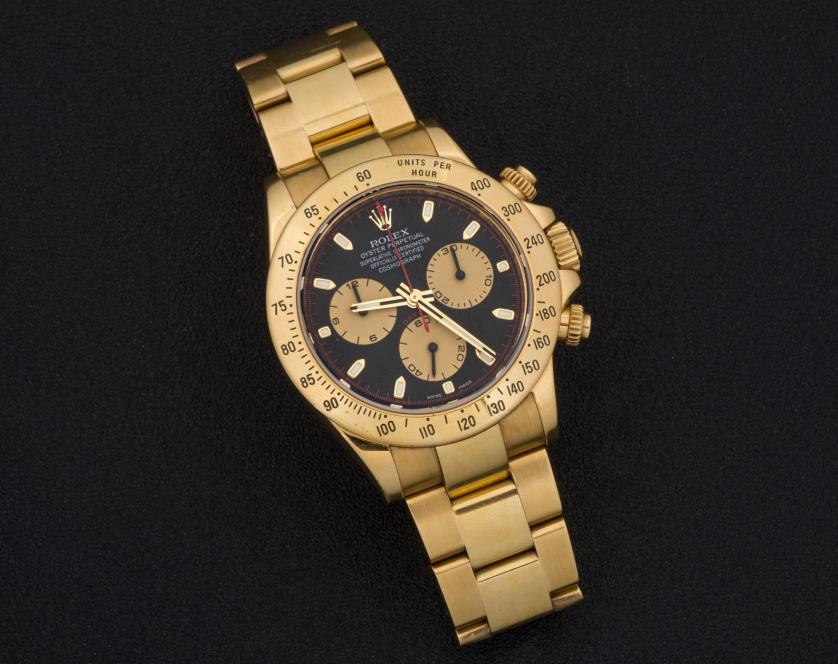 Rolex Daytona gents gold watch