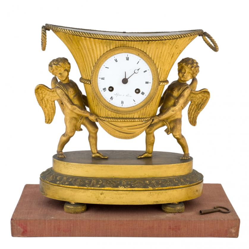 Reloj de sobremesa Imperio. Francia S. XIX