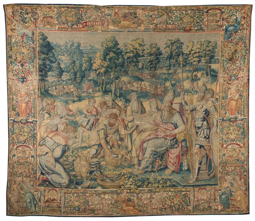 Flemish Tapestry Cyrus History 16th Century