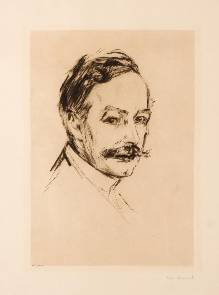 Edvard Munch. Dr. Max Linde (1902)