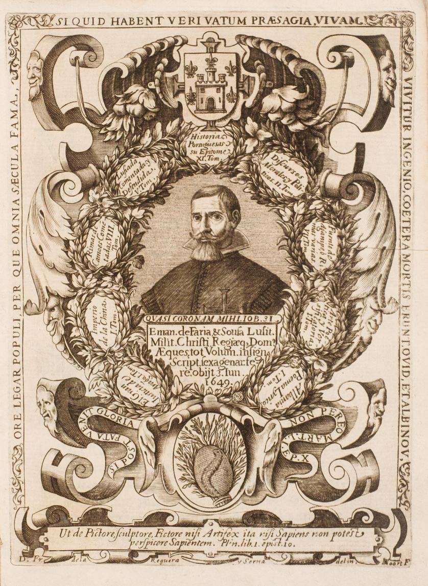 Moreno Porcel. Retrato de Manuel de Faria y Sousa
