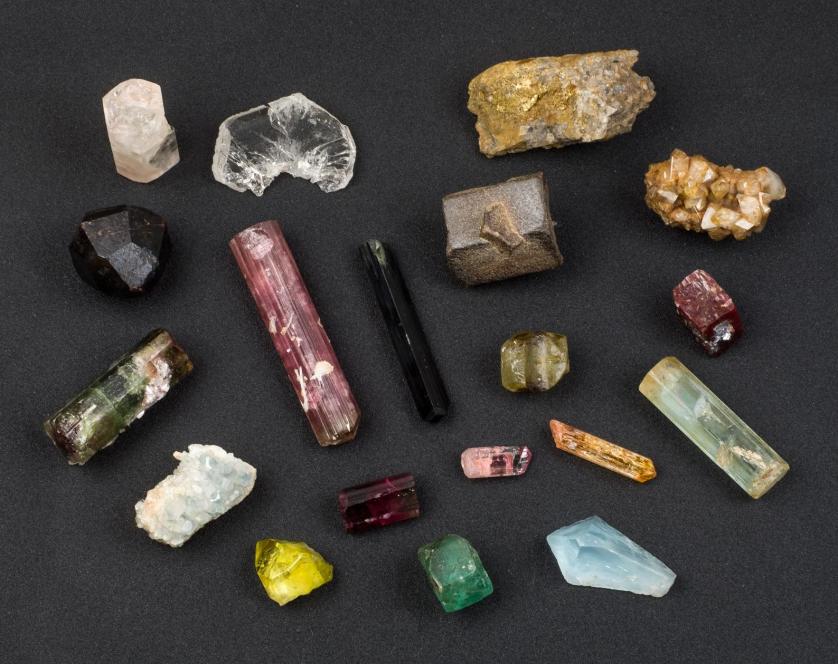Importante colección de minerales