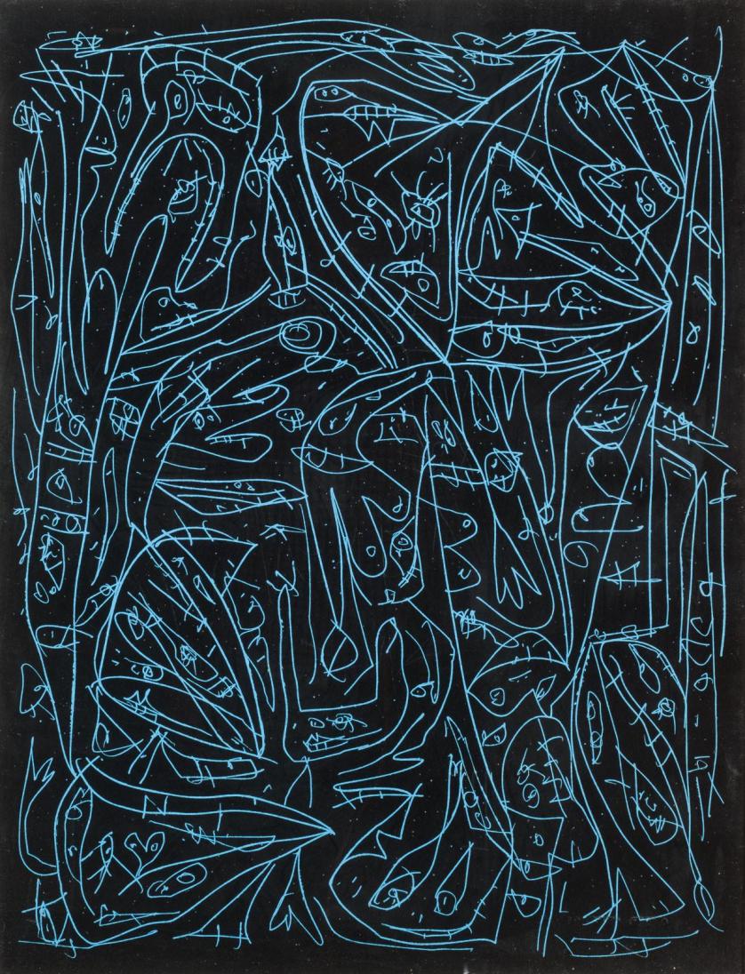 Antonio Saura. Nocturne, Plate 5 (1973)