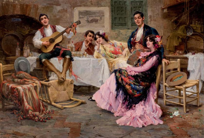 Domingo Fernández González. Fiestas flamencas