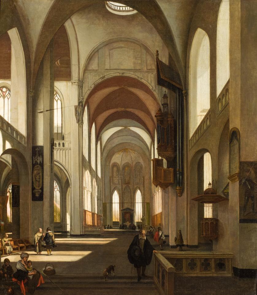 Emanuel De Witte. Interior de iglesia