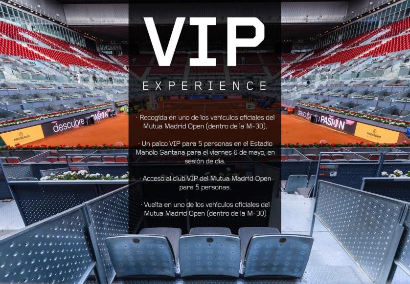 VIP Box Mutua Madrid Open on May 6th
