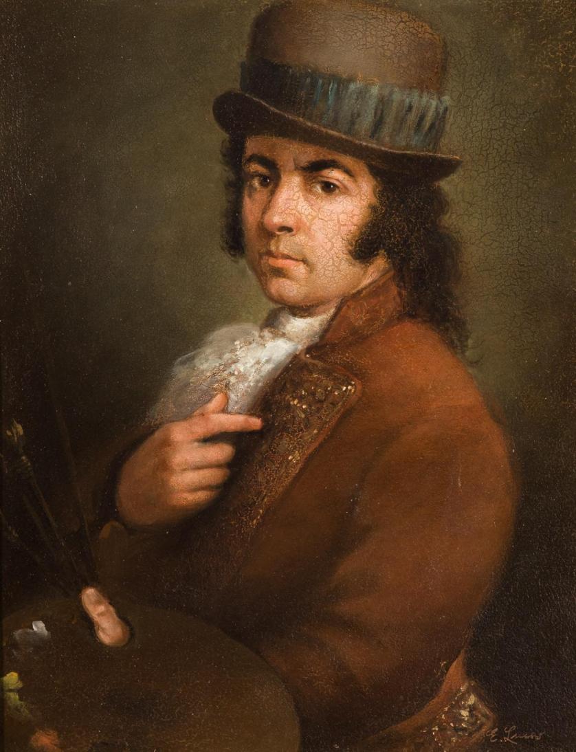 Eugenio Lucas Velázquez. Retrato de Goya