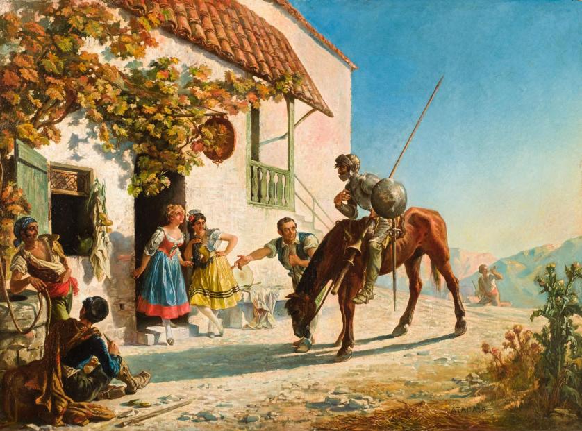 Enrique Atalaya. Escena del Quijote