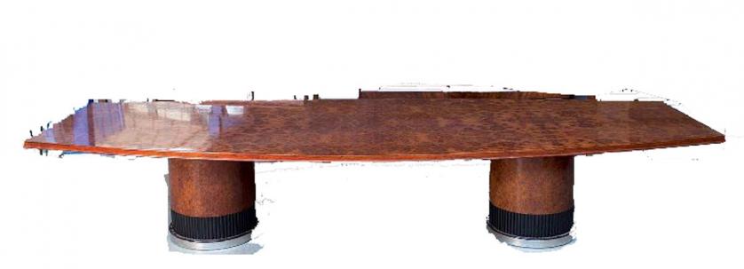 Root wood boardroom table