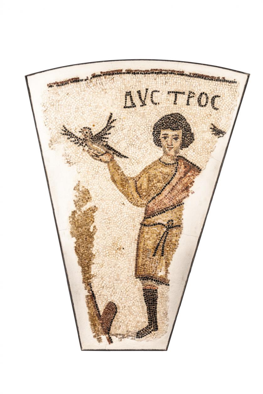 Mosaico de Austros, alegoría del viento del Sur
