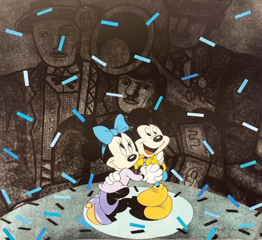 Fernando Bellver. Mickey & Minnie según Leger