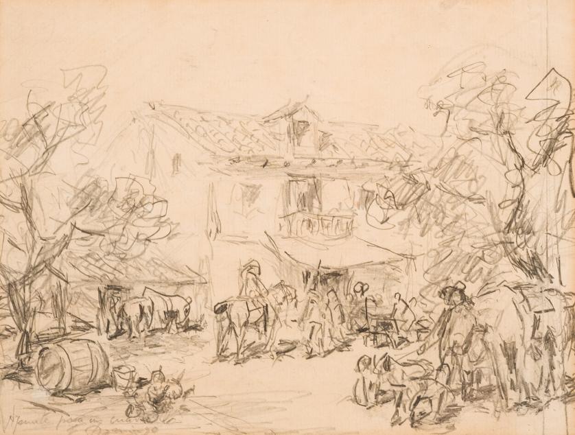 Francisco Domingo Marquis. Sketch for a painting