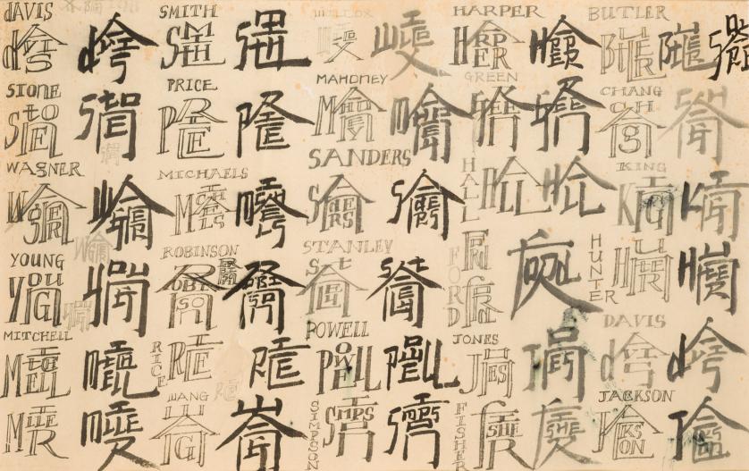 Xu Bing. New English Calligraphy