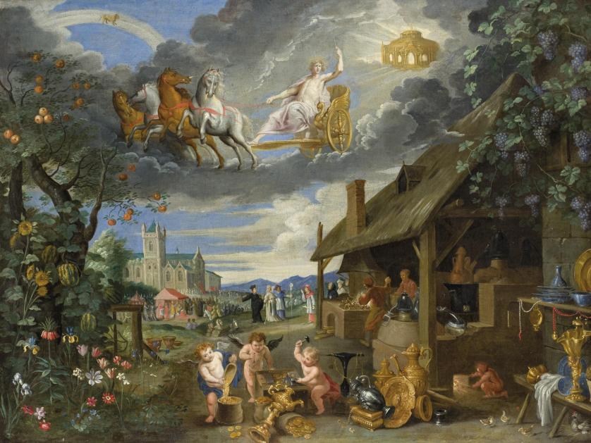 Attributed to Frans Francken II. helios carriage