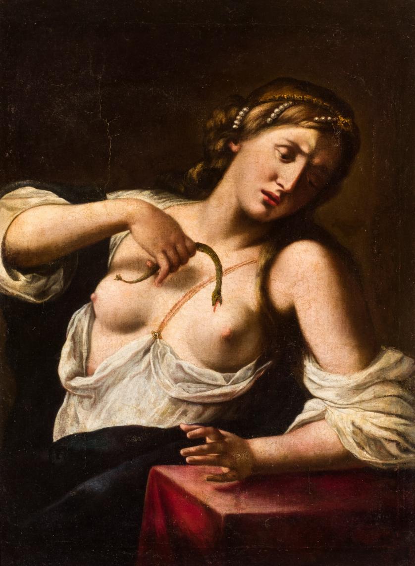 Guido Reni follower. Cleopatra&#39;&#39;s death