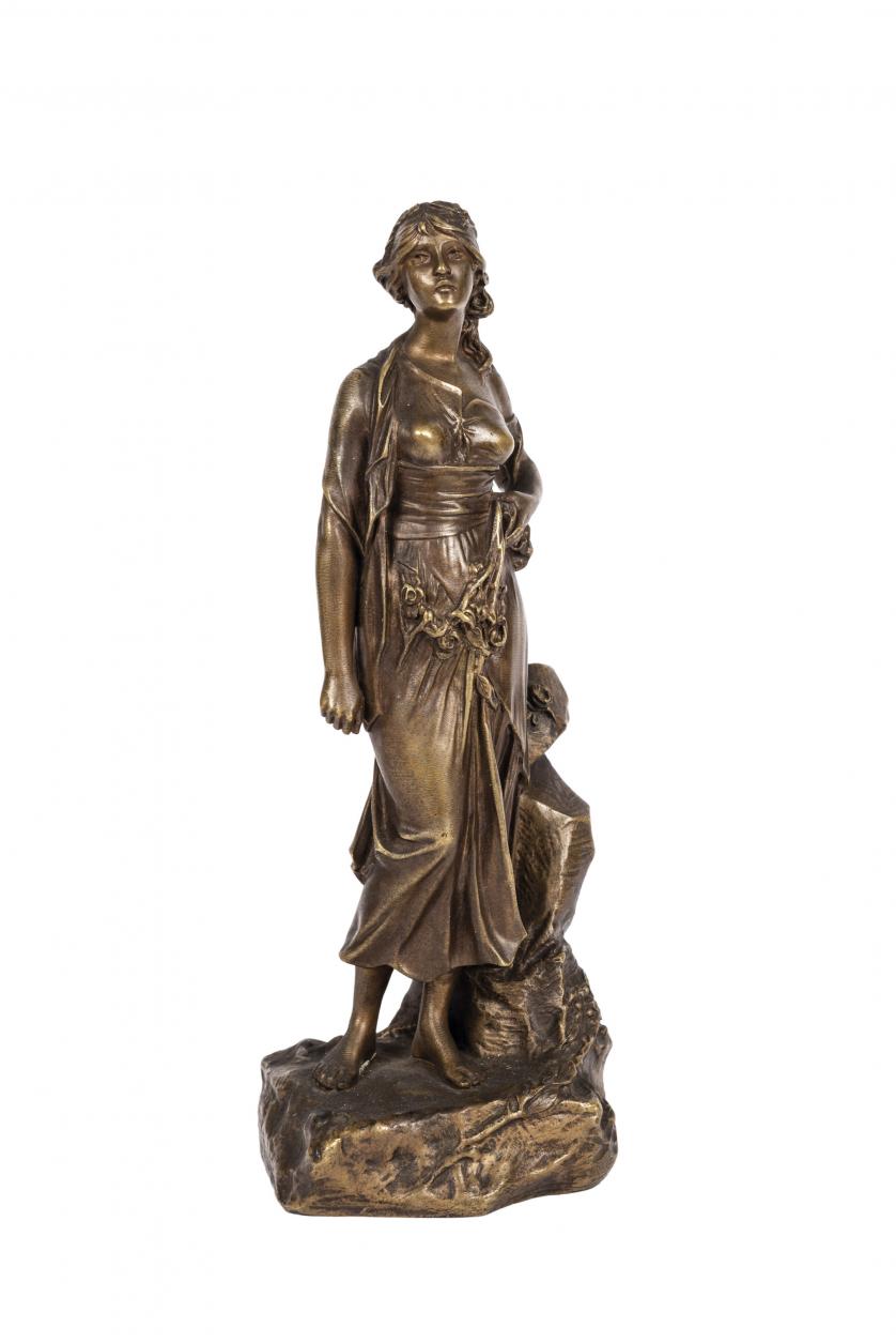 Edouard Drouot. bronze lady