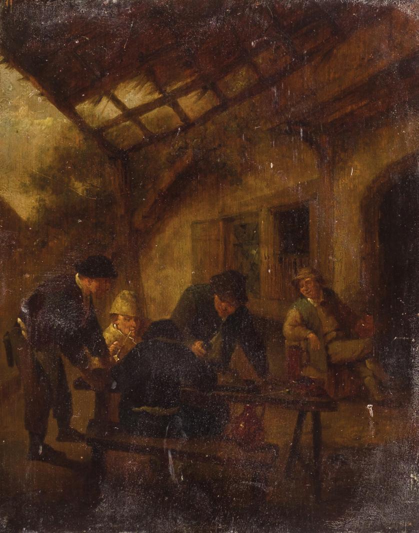 Seguidor de David Teniers. En la taberna