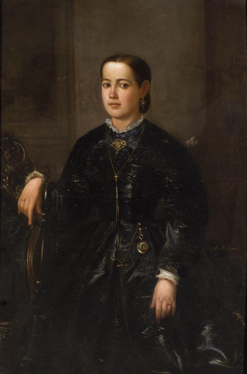 Antonio María Esquivel. Retrato de dama