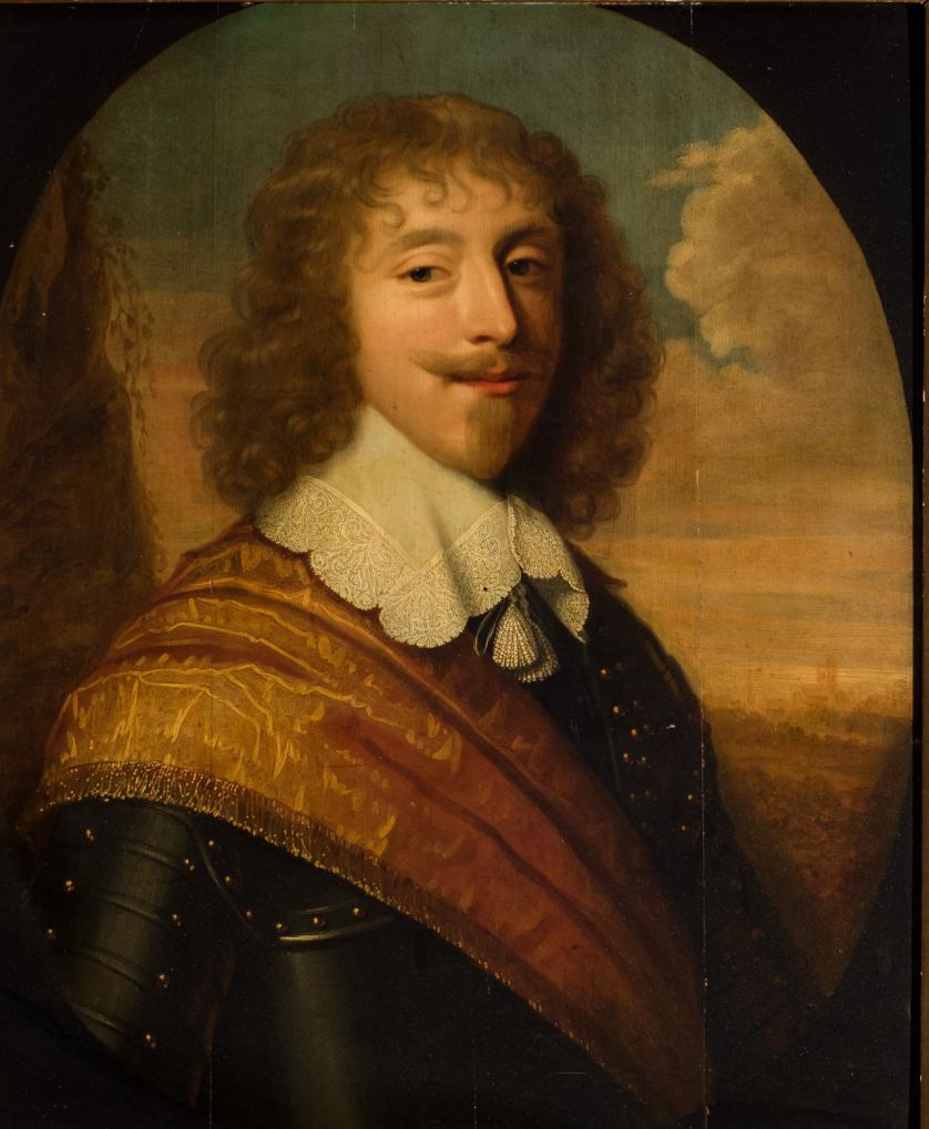 To 17th C. French School. Portrait of a gentleman