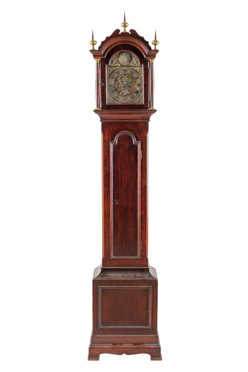 A grandfather clock Simpson Wigton Circa 1900